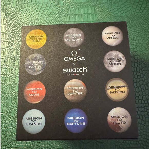 🇨🇭 MISSION TO MERCURY / OMEGA X Swatch Bioceramic Moonswatch Watch - Picture 8 of 10
